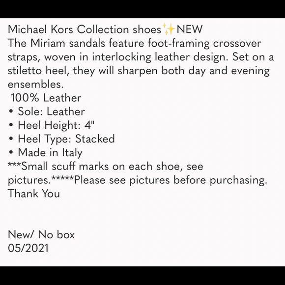 Michael Kors collection sandals - Picture 9 of 11